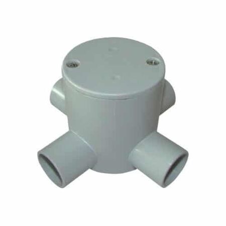 Deep Junction Box 4 way 25mm