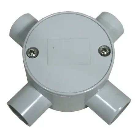 Shallow Junction Box 4 way 25mm