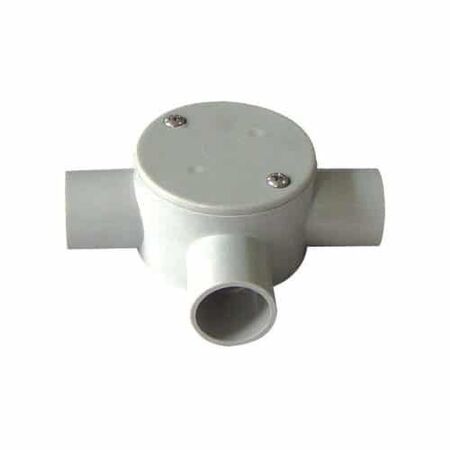 Shallow Junction Box 3 way 25mm