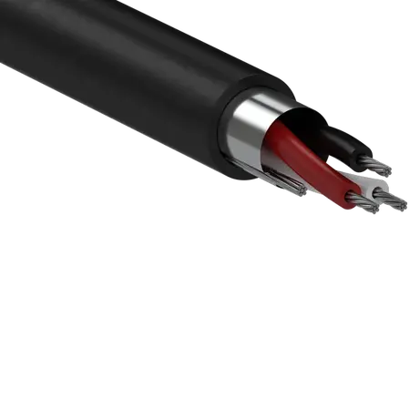 Instrumentation Cable 3 Core 0.5mm 7/030 O/A Screened – LSZH Enviroflex Black
