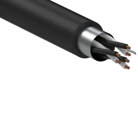 Instrumentation Cable 3 Pair 0.5mm 7/030 O/A Screened – LSZH Enviroflex Black