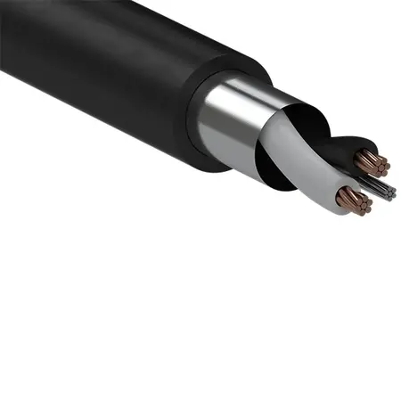 Instrumentation Cable 1 Pair 0.88mm 7/040 O/A Screened – LSZH Enviroflex Black