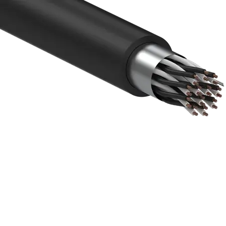 Instrumentation Cable 12 Pair 0.5mm 7/030 O/A Screened – LSZH Enviroflex Black