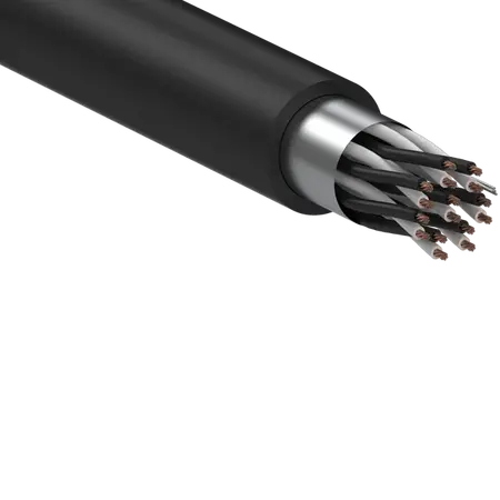 Instrumentation Cable 8 Pair 0.5mm 7/030 O/A Screened – LSZH Enviroflex Black