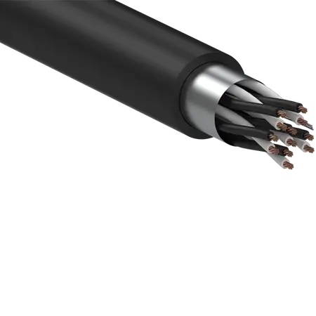 Instrumentation Cable 6 Pair 0.5mm 7/030 O/A Screened – LSZH Enviroflex Black