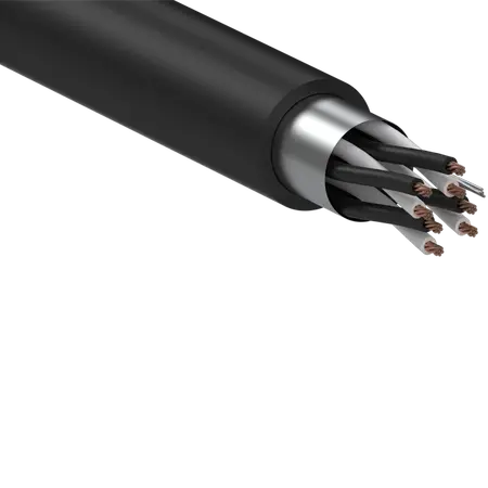 Instrumentation Cable 4 Pair 0.5mm 7/030 O/A Screened – LSZH Enviroflex Black
