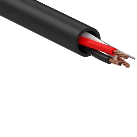 JC Data Cable – 3 Core Unscreened – Black