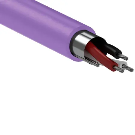 JC Data Cable – 3 Core Screened – Purple