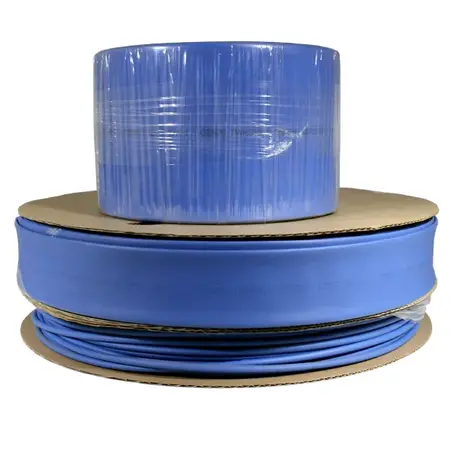 Thin Walled Heatshrink Roll 50mm Blue