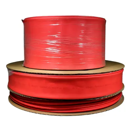 Thin Walled Heatshrink Roll 80mm Red