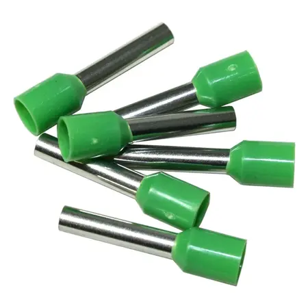 Single Cord End Ferrule 6.0mm x 18mm Green
