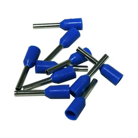 Single Cord End Ferrule 0.75mm x 8mm Blue