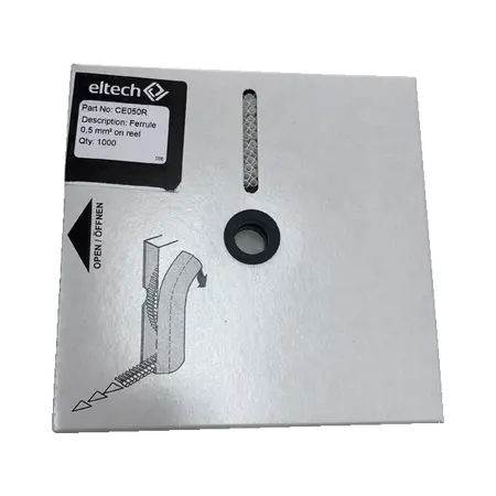 Single Cord End Ferrules – Reel 0.5mm White