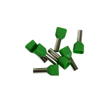 Twin Cord End Ferrule 6.0mm Green