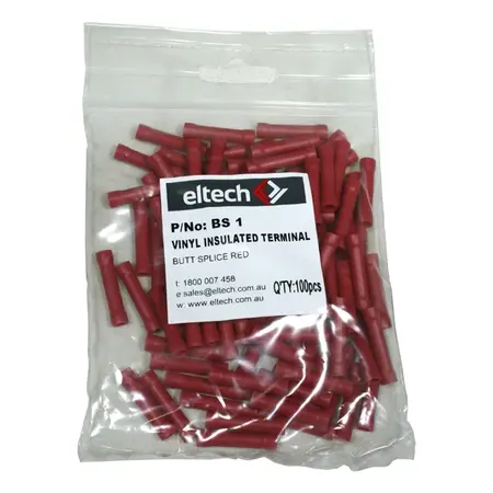 Pre-Insulated  Butt Splice – Red