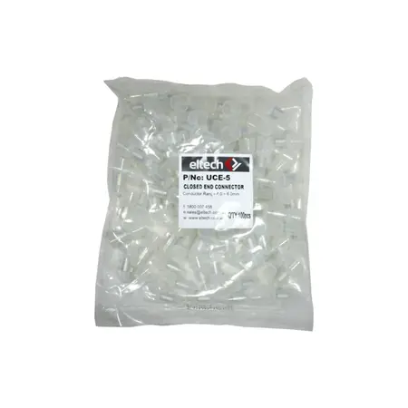 Pre-Insulated End Connector – 4.0-6.0mm