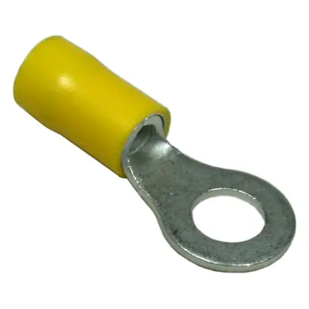 Pre-Insulated Ring Terminal – Single – Yellow M6