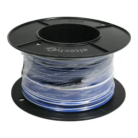 Building Wire 1.5mm Blue With White Stripe