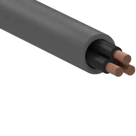 Flexible Control Cable 3C No Earth 0.75mm V75 300/500V Grey