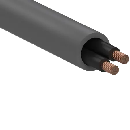 Flexible Control Cable 2C No Earth 0.5mm V75 300/500V Grey