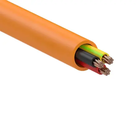 Orange Circular Power Cable 0.6/1kV 2C+E 2.5mm – LSZH