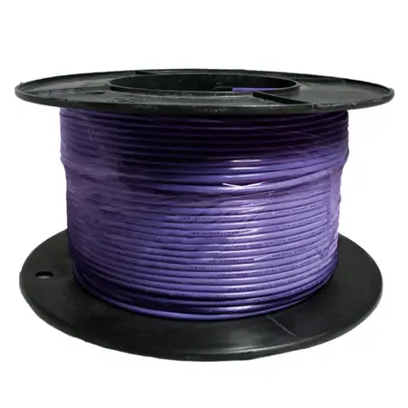 Single Core Panel Flexible Wire 0.5mm LSZH 0.6/1kV Purple