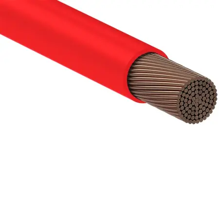 Single Core Panel Flexible Wire 6.0mm LSZH 0.6/1kV Red
