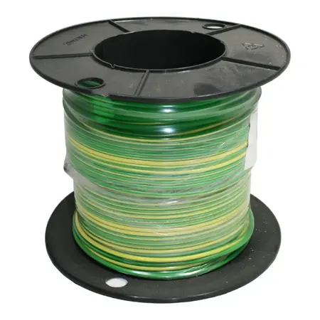 Single Core Panel Flexible Wire 6.0mm LSZH 0.6/1kV Green/Yellow Earth