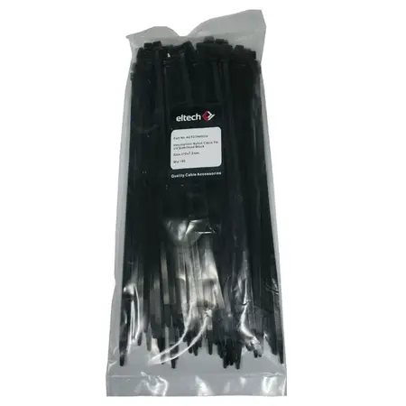Nylon Cable Tie 370 X 7.2mm UV Stabilised Black