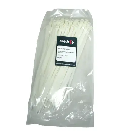 Nylon Cable Tie 300 X 7.2mm Natural