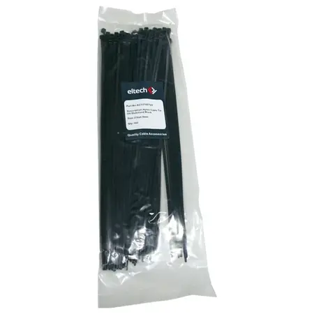 Nylon Cable Tie 370 X 4.8mm UV Stabilised Black