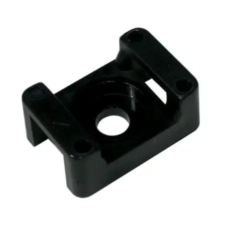 Screw Down Saddle Type Mounts 15 x 10mm 3.5mm screw – Black