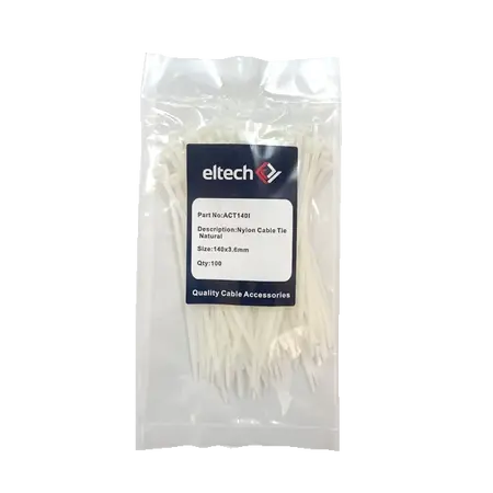Nylon Cable Tie 140 X 3.6mm Natural