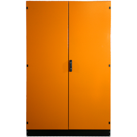 Floor Mount Enclosure 1200w x 1800h x 300d – Double Door – Orange
