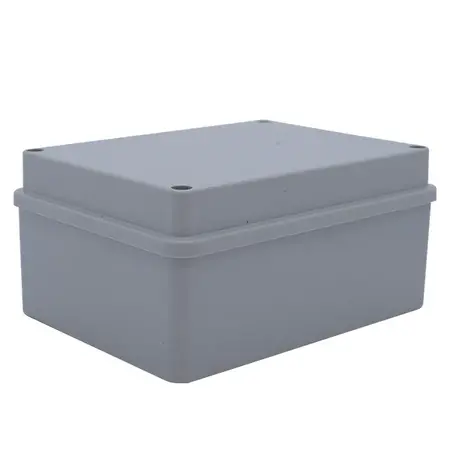 ABS Junction Box – 150w x 110h x 70d – Grey Cover ABS Junction Box – 150w x 110h x 70d – Grey Cover