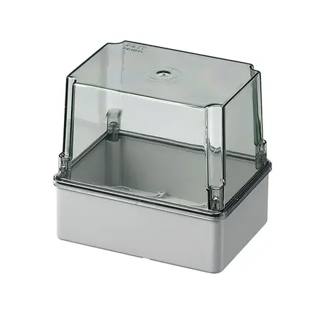ABS Junction Box – 150w x 110h x 140d –  Transparent Cover