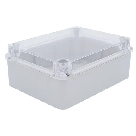 ABS Junction Box – 190w x 145h x 80d – Transparent Cover