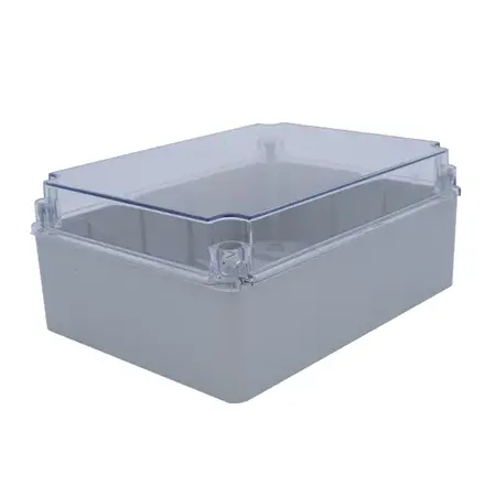 ABS Junction Box – 310w x 230h x 130d –  Transparent Cover