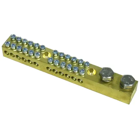 Earth Neutral Bar TOP FEED 250A 12 Way Numbered 1-12