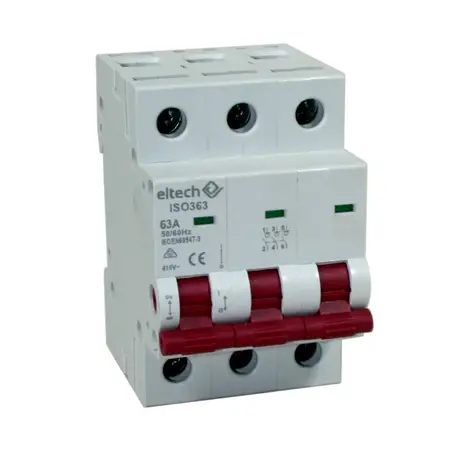 DIN Isolator 3 pole 63A