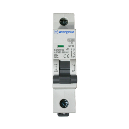 MCB 63A 1P C Curve 10kA