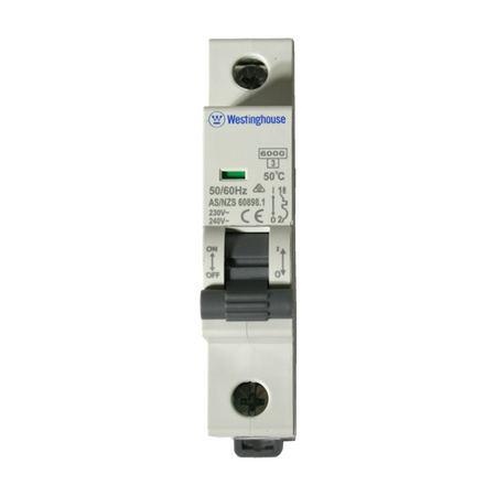 MCB 50A 1P C Curve 6kA
