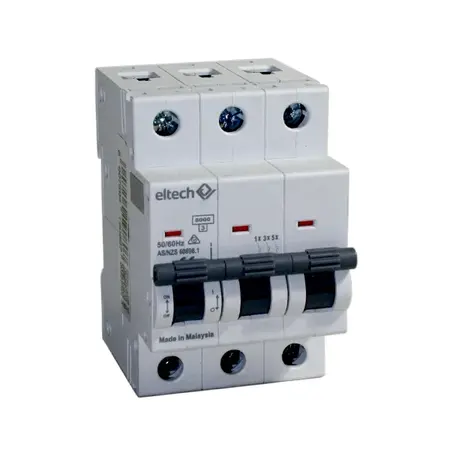 MCB 25A 3 pole 6kA
