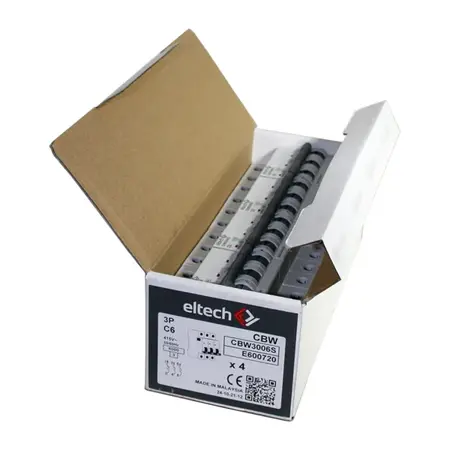 MCB 6A 3 pole 6kA