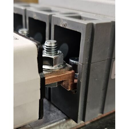 J Frame to Chassis Copper Connection Piece 44mm X 20mm