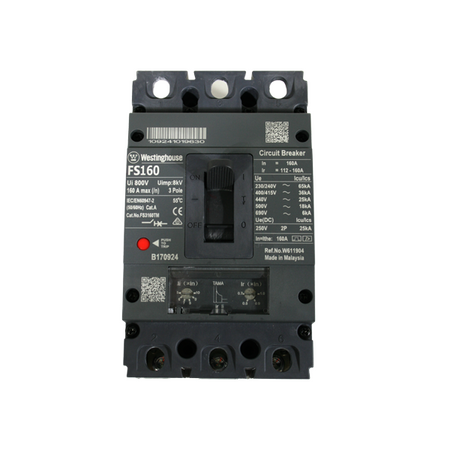 MCCB 160A 3P 36kA Thermal Magnetic F Frame