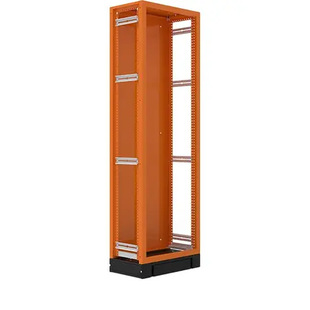 Enclosure frame – 600w x 1800h x 375d – Orange