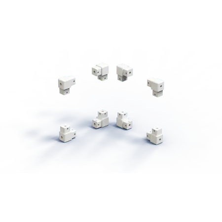 L Corner Module – Set of 8 Grey RAL 7035