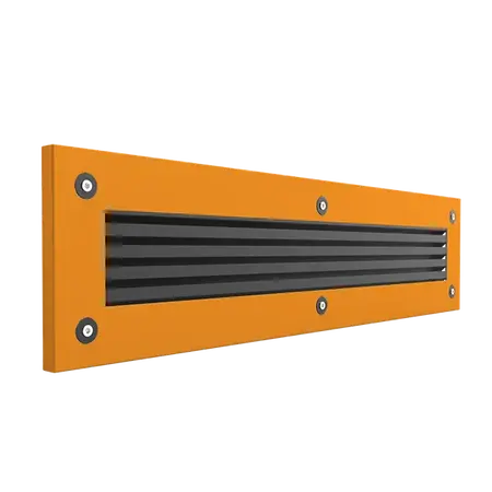 Cover With Louver 800 x 200mm Orange
