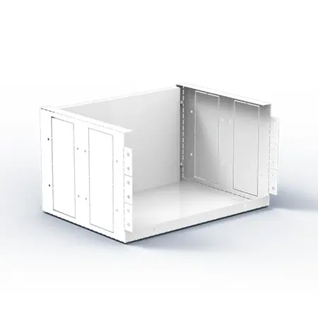 Fixed Compartment With Mounting Plate 800 x 400 x 400